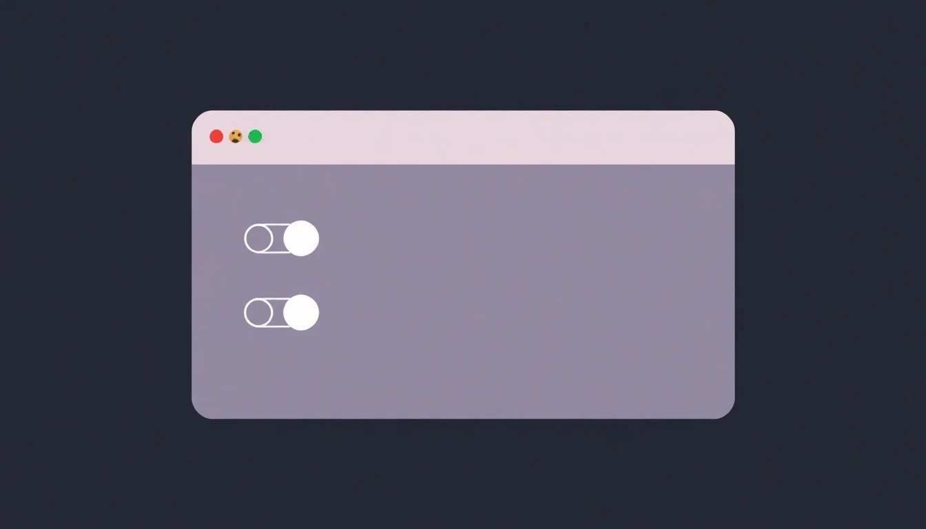Preferencias de cookies en un sitio web